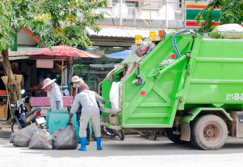 Expert staff managing office clearance in Staines
